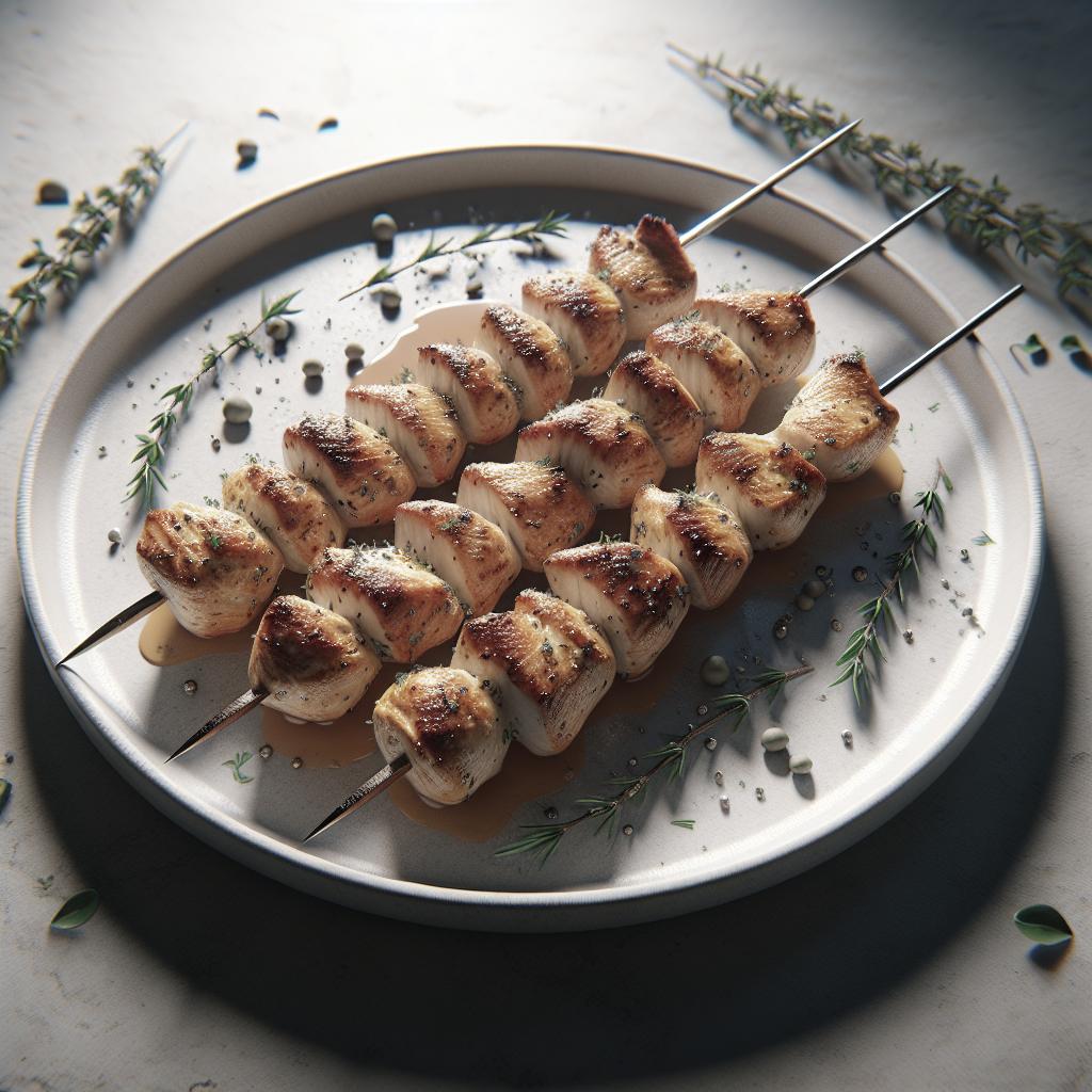 Délectables Brochettes de Poulet au Four : Recette Facile et Savoureuse